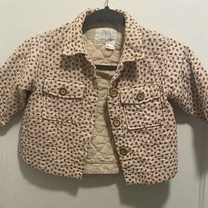 Zara floral jacket, size 2-3